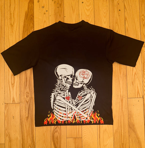 2 Death Due Us Apart Lover$ Tee Shirt